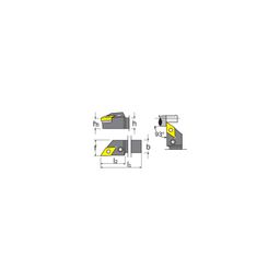 External Toolholders - Lever Lock  - PDJN R/L thumbnail-3